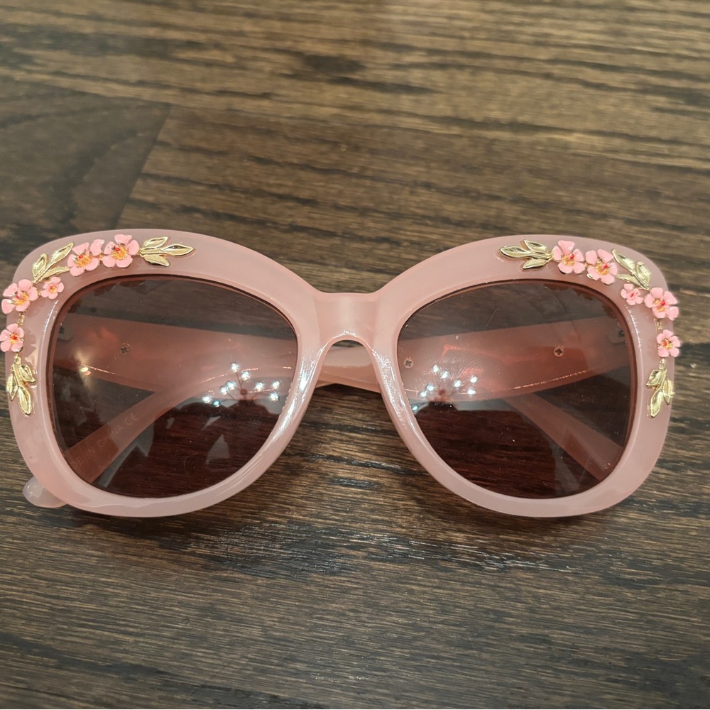 Floral Pink Sunglasses